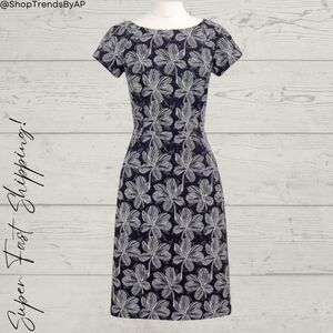 J. Crew Basketweave Floral Dress